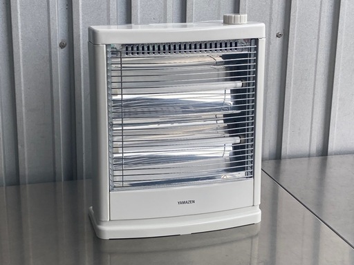 B169◇山善 2021年製 電気ストーブ 800W 2段切替◇DS--D088