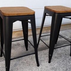 【ほぼ新品】カウンター椅子　2脚
