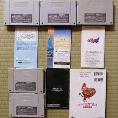 スーパーファミコンソフト中古　５本の画像