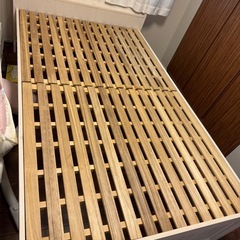 セミダブルベッドフレーム(マットレスセット可能)