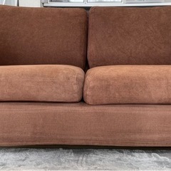 無印良品 ブラウンソファー カバー取り外し可能