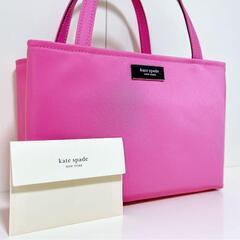 ♠kate spade♠サムアイコン ナイロンスモールトート♡とっても美品♡の画像