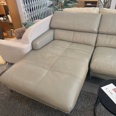 クラスティーナ　カウチソファ　グレーの画像