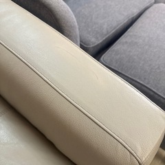 クラスティーナ　カウチソファ　グレーの画像