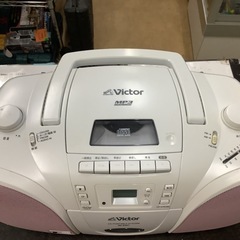 ビクター CDポータブルシステム ピンク RC-EZ57-P  リサイクルショップ宮崎屋　佐土原店　25.8.5Fの画像
