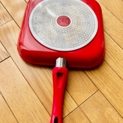 ダンスク　フライパン　赤　スクエアの画像