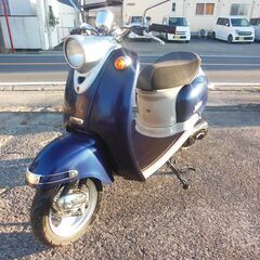 YAMAHA 2st VINOビーノ　希少カラーダークブルー セル始動　メーターオーバーし速く好調 　プラグ　フィルター新品交換 キャブ洗浄他等お金かけ多数交換 納車整備点検済み 登録後すぐ乗り出せます。直接引き渡し　配送手配も可　SA10J　５AU　４JP　原付の画像