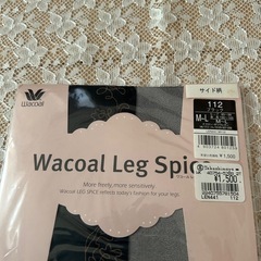 ⭐︎お譲り決定⭐︎【新品】定価1500円ワコール裾刺繍黒ストッキングM〜L高島屋購入の画像