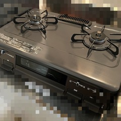 【良品！12/28まで】パロマ 2口ガスコンロ