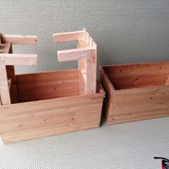 【配達OK】りんご箱or踏み台　木製　用途色々の画像
