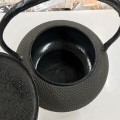 ★ジモティ割あり★南部鉄器 平丸アラレ ※開封済み未使用品の画像