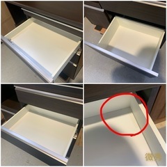 ✨松田✨食器棚　茶色の画像