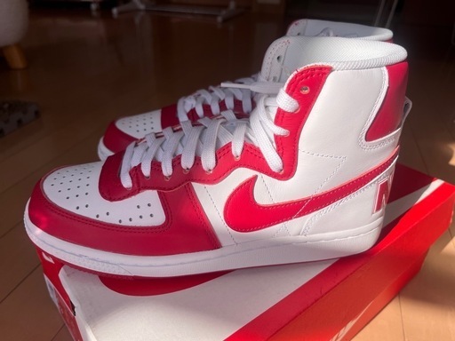 スニーカー NIKE terminator high red 24cm
