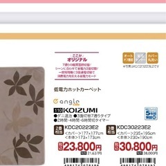 電気カーペット3畳用、ニトリの銀シート付きの画像