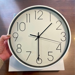 掛け時計 ホワイトの画像