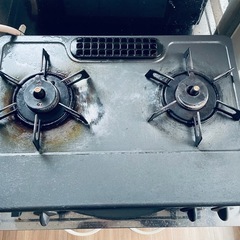 2口ガスコンロ Rinnai CH-70BLの画像