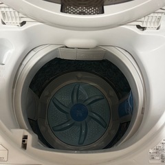 東芝 全自動洗濯機 5kg グランホワイト AW-5G6 Wの画像