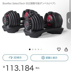 BOWFLEX 可変式ダンベル +インクラインベンチの画像