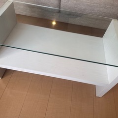 センターテーブル　ホワイトの画像