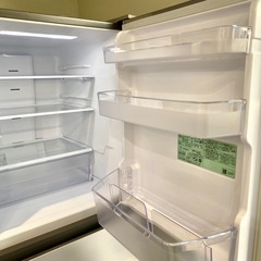 仙台市内トラック荷台渡し無料！ 美品 日立 265L 冷蔵庫 3ドア ライトゴールド 中古 家電 買取 仙台 2020年製 の画像