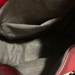 赤いバッグ差し上げます。の画像