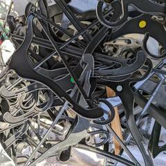 ハンガー　大量の画像