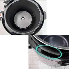 D＆S 家庭用マイコン電気圧力鍋 STL-EC50R レッド 2019年製 満水4L 調理器具 ☆ 札幌市 白石店 の画像