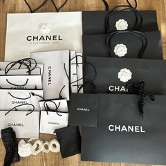 CHANELショッパー&リボン&布袋セット