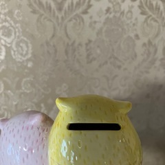 フクロウ貯金箱の画像