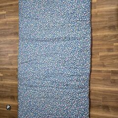 青敷き布団 和布団 昭和レトロ マットレス 寝具 綿わた シングル せんべい布団の画像