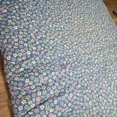 青敷き布団 和布団 昭和レトロ マットレス 寝具 綿わた シングル せんべい布団の画像