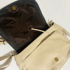 【美品・収納力抜群】レザー風ショルダーバック　トートバッグの画像