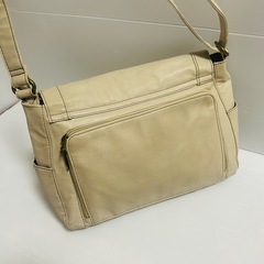 【美品・収納力抜群】レザー風ショルダーバック　トートバッグの画像