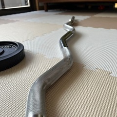 負けました！値引き※美品※バーベルＷシャフトセット シリコンタイプ 26kgセットの画像