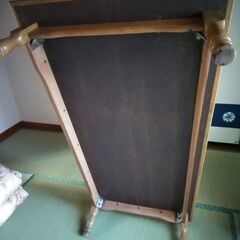 昭和レトロな長卓　長さ150cm幅77cm高さ32cmの画像