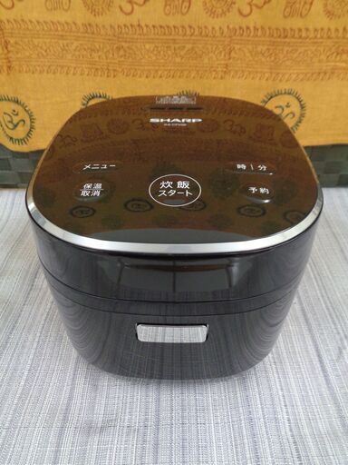 中古美品！　シャープ　マイコン炊飯器 3合炊き　KS-CF05B-B　2020年製