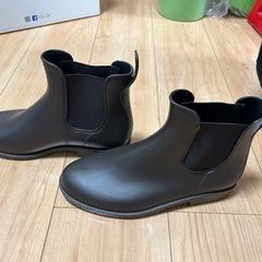 長靴 レインブーツ ブラウン Mサイズ メンズ レディース ユニセックスの画像