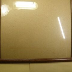 中型木製額縁 ガラス入 中古良品 サイズ41.5x50cm F        取りに来ていただける方・受け渡し日時自由の画像
