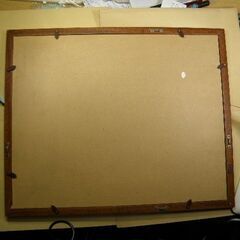 中型木製額縁 ガラス入 中古良品 サイズ41.5x50cm F        取りに来ていただける方・受け渡し日時自由の画像