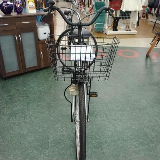 自転車 黒×シルバー 26インチ ※現状販売となります TJ9238