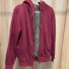 ユニクロ　裏起毛パーカー　メンズM
