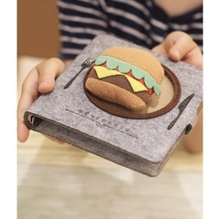 新品 韓国ライク フエルトメモ帳 かわいいの画像