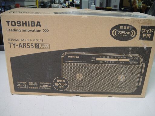 【①】2016年製　東芝　AM/FMステレオラジオ　TY-AR55