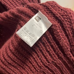 GU メンズニットカーディガン　襟付き　Mサイズの画像