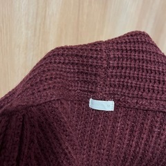 GU メンズニットカーディガン　襟付き　Mサイズの画像