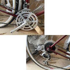 希少 保管品 未組立て レトロ Panasonic TOUR VIATORE CT B-PVC 自転車 26インチ 21段シフト パナソニック ランドナー 現状品 札幌市の画像