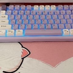 ワイヤレスキボードライト付きRGB wireless keybo...