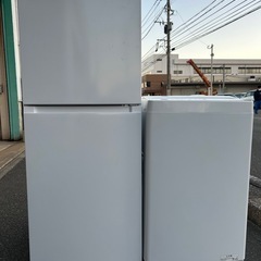 福岡市配送設置無料　181L大きめ冷蔵庫、洗濯機セット