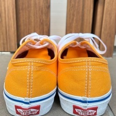 24.0㎝　バンズ　vans スニーカー　イエロー　黄色 　　の画像