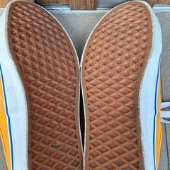 24.0㎝　バンズ　vans スニーカー　イエロー　黄色 　　の画像